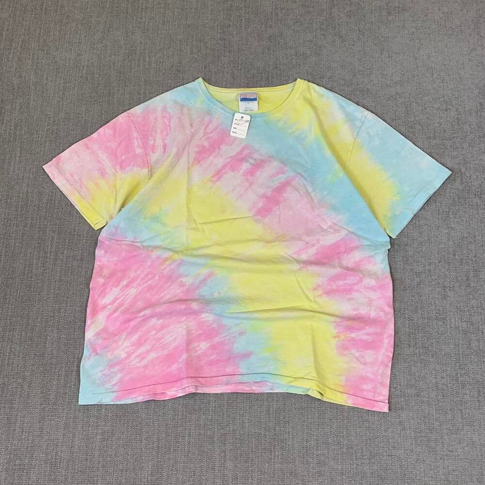 Vintage 90s Tie Dye Multicolor t-shirt XL Casual